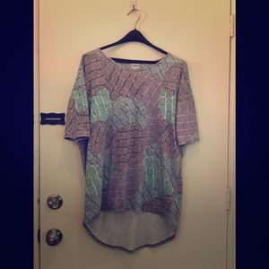 LuLaRoe Geometric Irma Shirt.